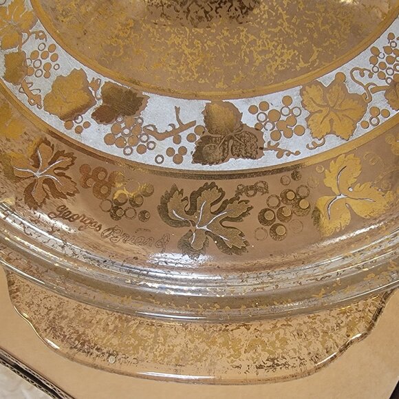 VTG 50s GEORGES BRIARD Fire King CHAFING DISH/CASSEROLE SERVING MCM - Picture 14 of 14